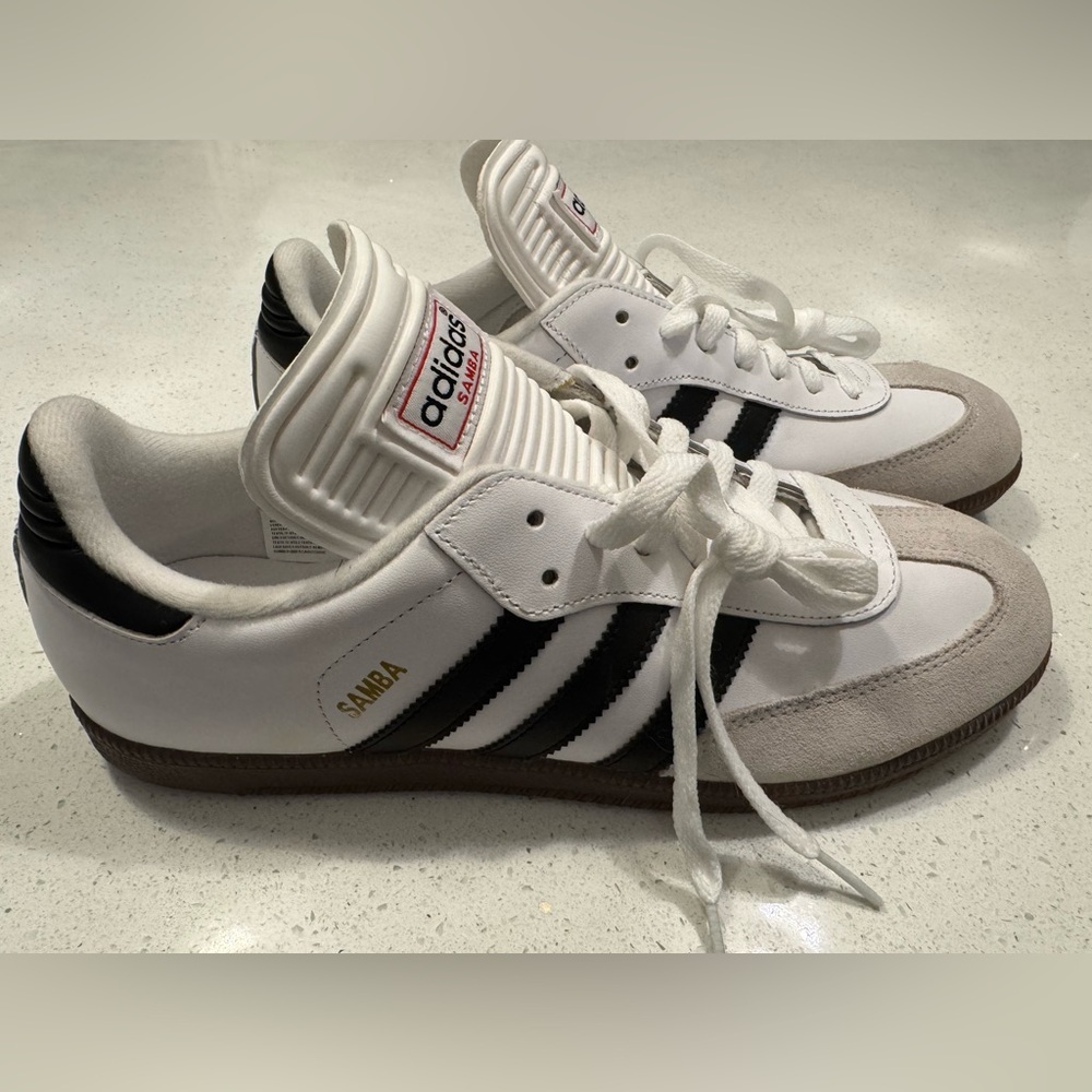 Adidas Men’s Samba Classic Soccer Size 10 White/Black |772109|